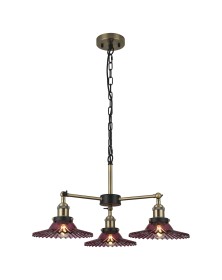 Walter-Antique Brass Ceiling Lights Deco Multi Arm Fittings
